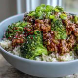 Sweet and Spicy Turkey Broccoli Bowls