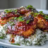 Honey Garlic Chicken Rice