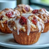 Strawberry Lemon Muffins Glaze