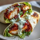Delectable chicken Caesar wraps bursting with fresh flavors and textures.