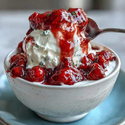 Strawberry Compote Greek Yogurt