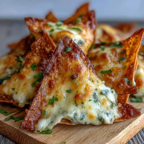 Crispy golden-brown cheese-stuffed tortilla chips bursting with melted cheddar and mozzarella.