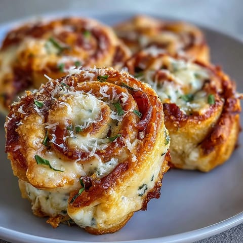 Cheesy Air Fryer Pizza Roll Ups, hot from the air fryer, ready to dip.
